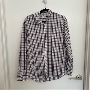 Mens Medium Dockers stripped dress shirt